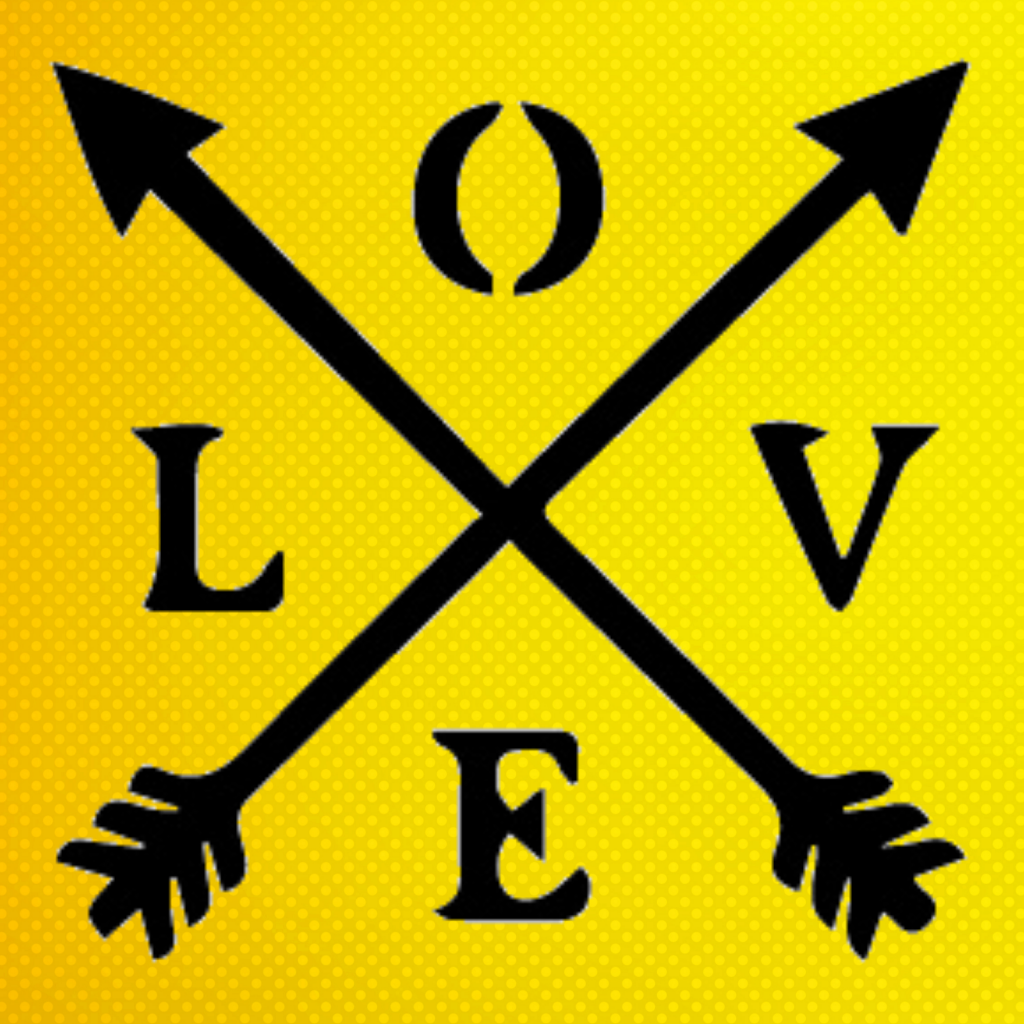 Love Stencil Boyama Şablonu