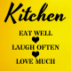 Kitchen Stencil Boyama Şablonu