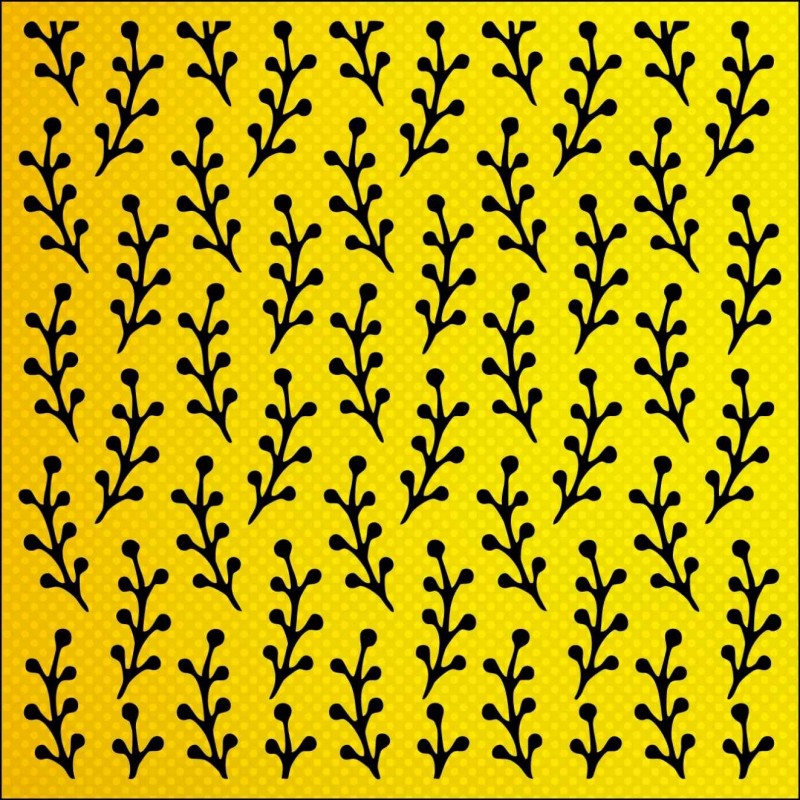 Çiçek Deseni Pasta Kurabiye Kek Stencil Şablon