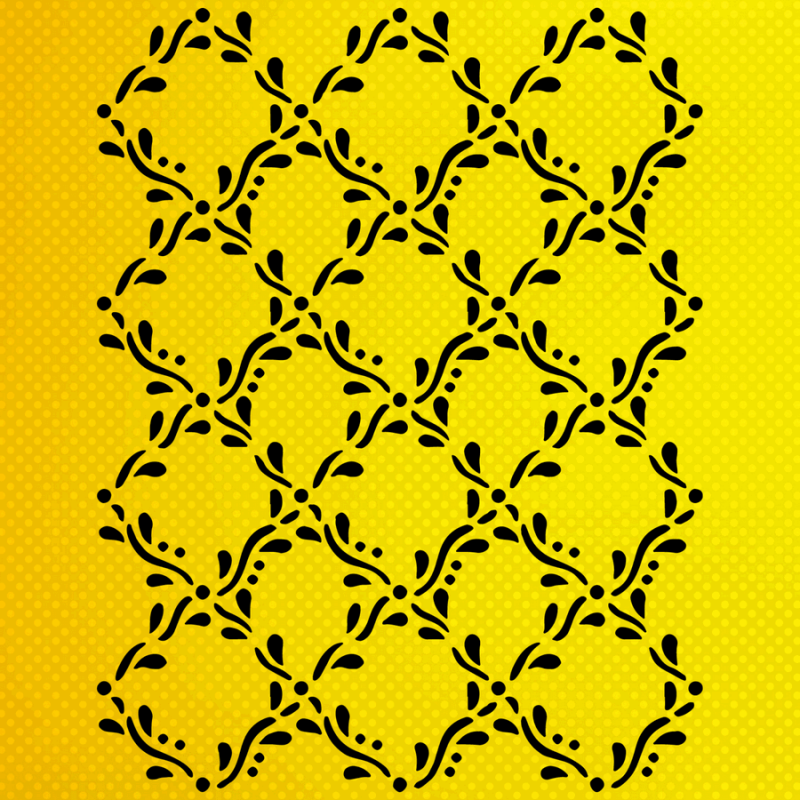 Ardışık Desen Duvar Stencil Şablon Ardışık Desen Duvar Stencil Şablon