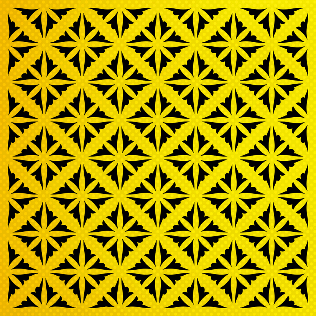 Ardışık Desen Duvar Stencil Şablon