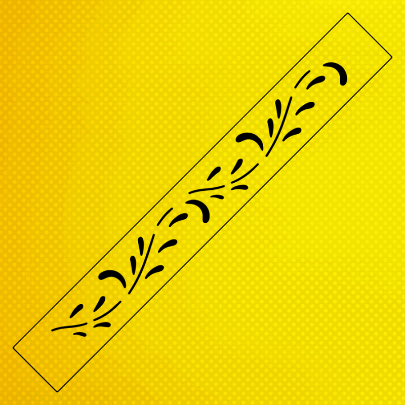Bordür Stencil Şablon Bordür Stencil Şablon