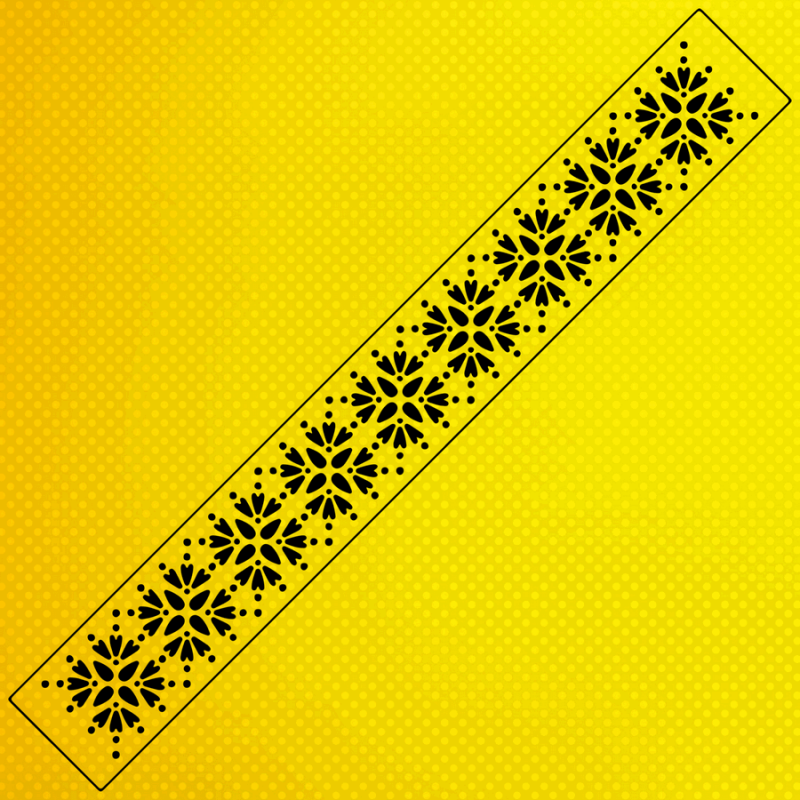 Bordür Stencil Şablon Bordür Stencil Şablon