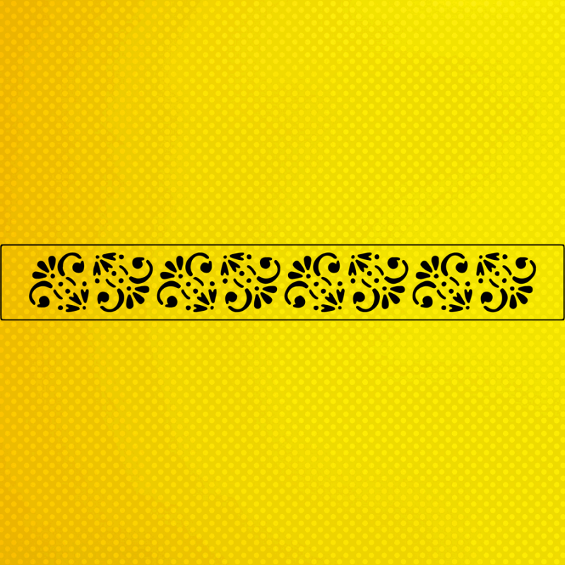 Bordür Stencil Şablon Bordür Stencil Şablon