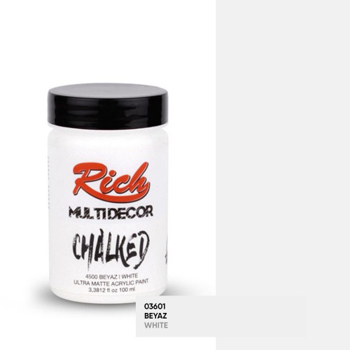 Rich Multi Decor Chalked 4500 Beyaz 100 ml