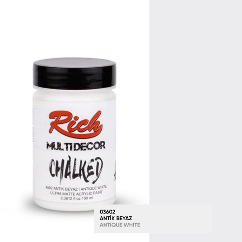 Rich Multi Decor Chalked 4502 Antik Beyaz 100 ml