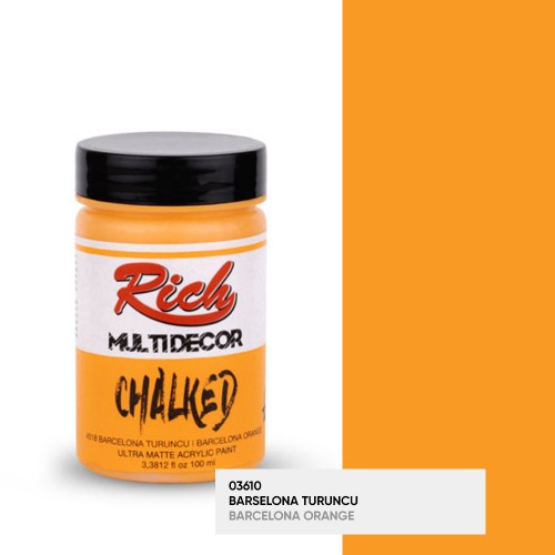 Rich Multi Decor Chalked 4518 Barselona Turuncu 100 ml