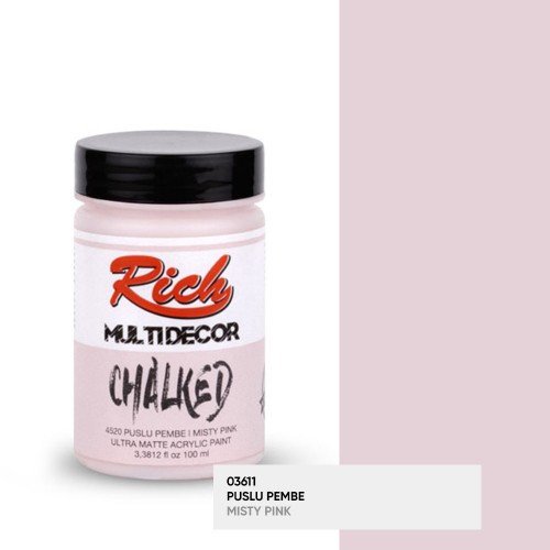 Rich Multi Decor Chalked 4520 Puslu Pembe 100 ml