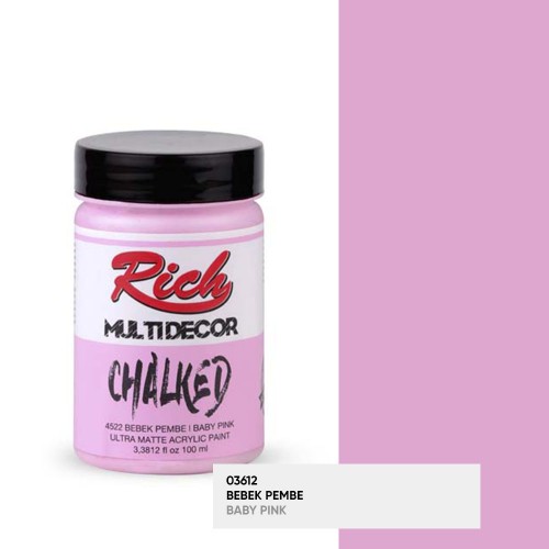 Rich Multi Decor Chalked 4522 Bebek Pembe 100 ml