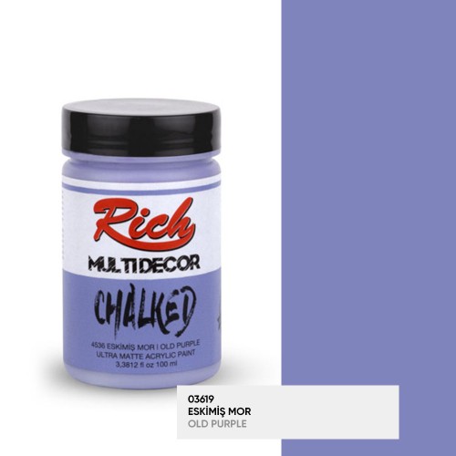 Rich Multi Decor Chalked 4536 Eskimiş Mor 100 ml