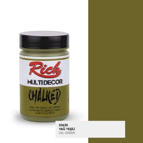 Rich Multi Decor Chalked 4568 Yağ Yeşili 100 ml