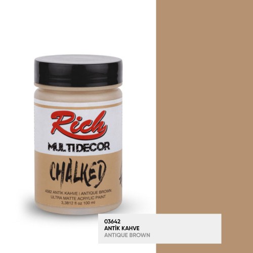 Rich Multi Decor Chalked 4582 Antik Kahve 100 ml