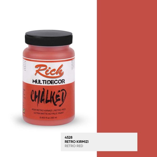 Rich Multi Decor Chalked 4528 Retro Kırmızı 250 ml