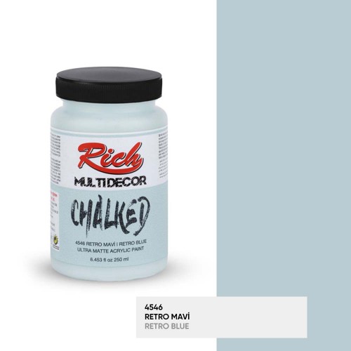 Rich Multi Decor Chalked 4546 Retro Mavi 250 ml	