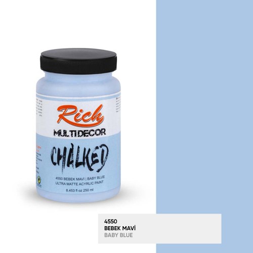 Rich Multi Decor Chalked 4550 Bebek Mavi 250 ml