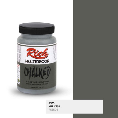 Rich Multi Decor Chalked 4570 Küf Yeşili 250 ml