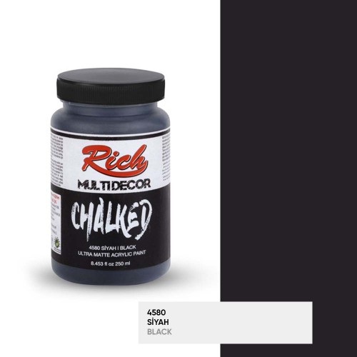 Rich Multi Decor Chalked 4580 Siyah 250 ml	