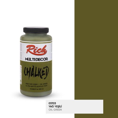 Rich Multi Decor Chalked 4568 Yağ Yeşili 500 ml