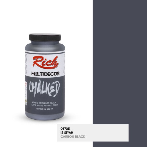 Rich Multi Decor Chalked 4576 İs Siyah 500 ml