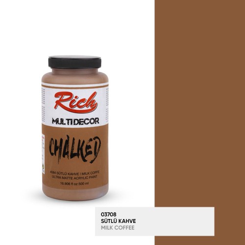 Rich Multi Decor Chalked 4584 Sütlü Kahve 500 ml