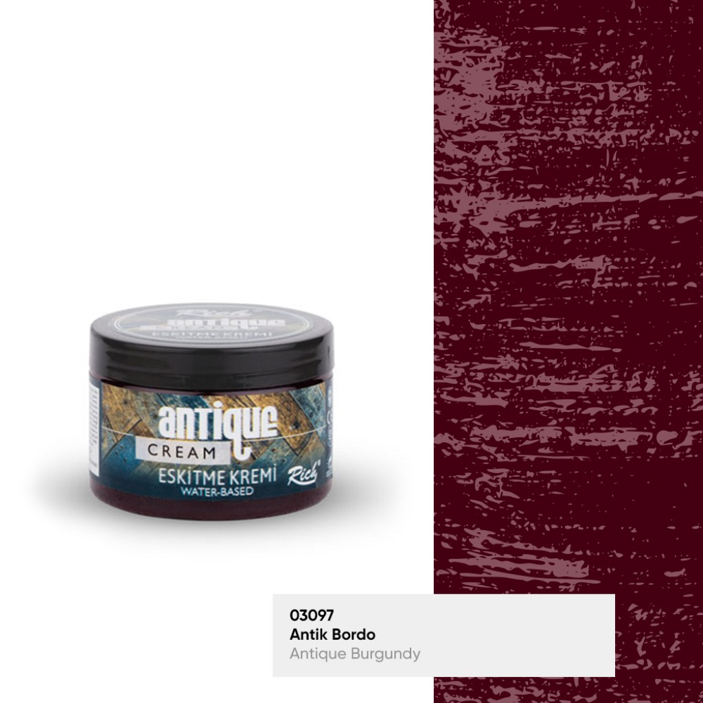 Rich Eskitme Kremi 4010 Antik Bordo 150cc
