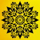 Mandala Stencil Şablon Mandala Stencil