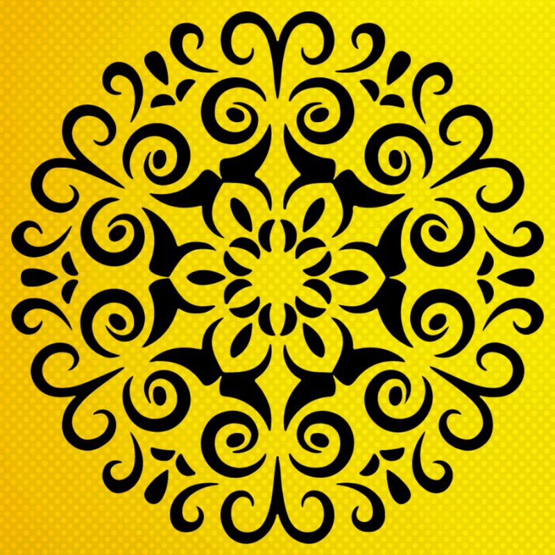 Mandala Stencil Mandala Stencil