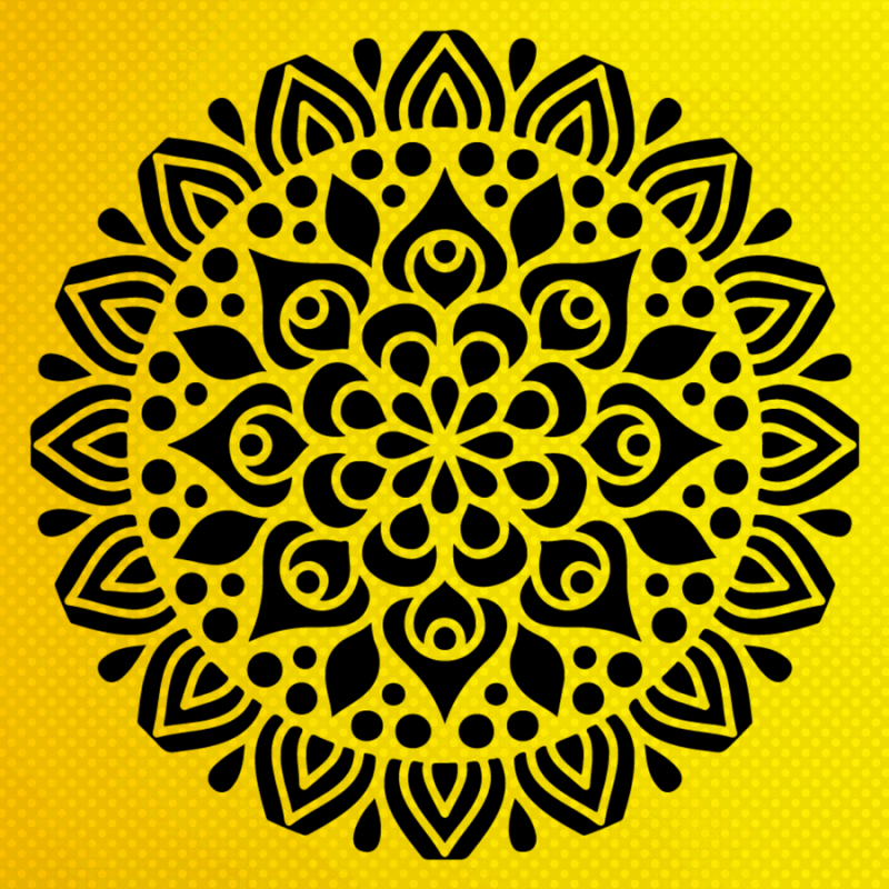 Mandala Stencil Mandala Stencil