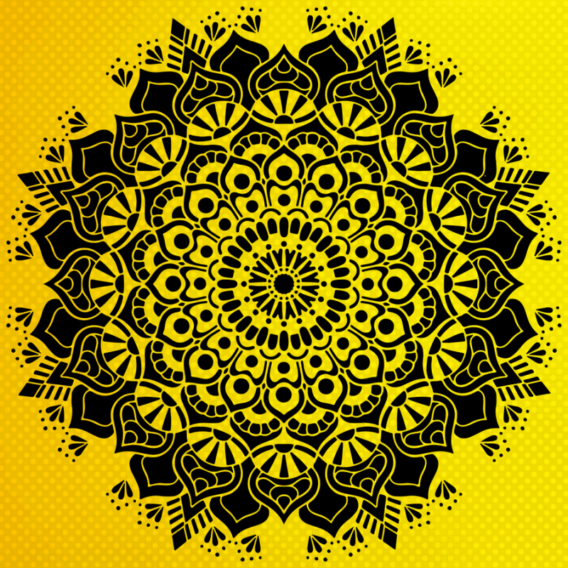 Mandala Stencil Mandala Stencil