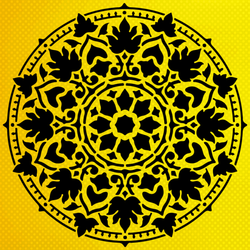 Mandala Stencil Mandala Stencil