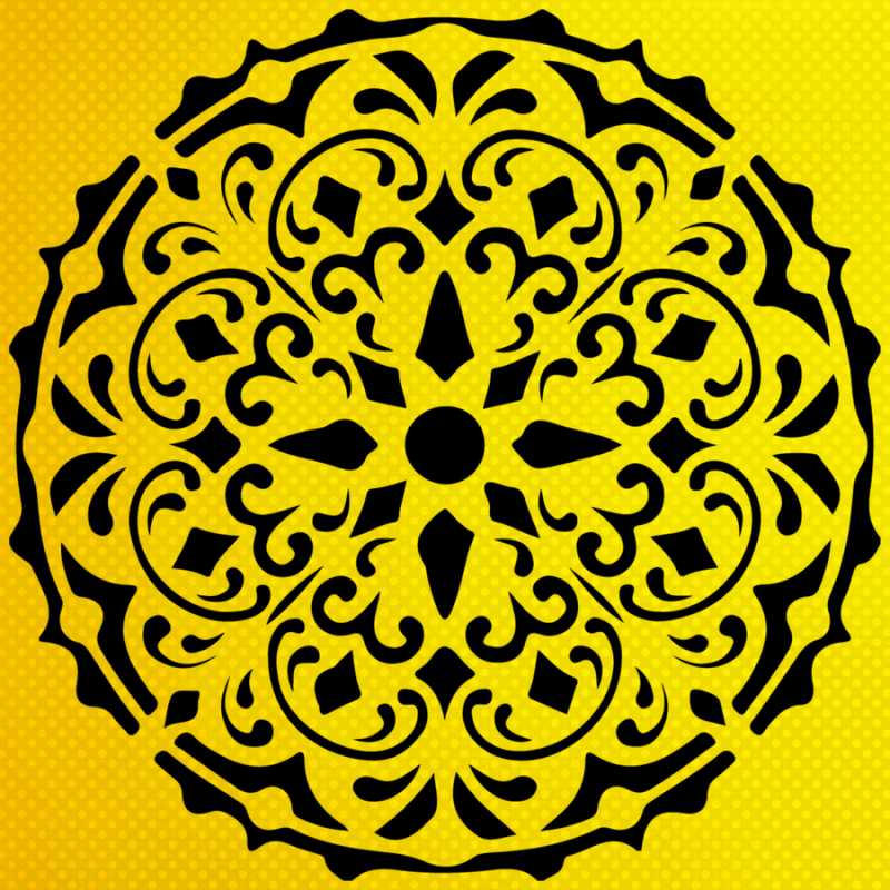 Mandala Stencil Mandala Stencil