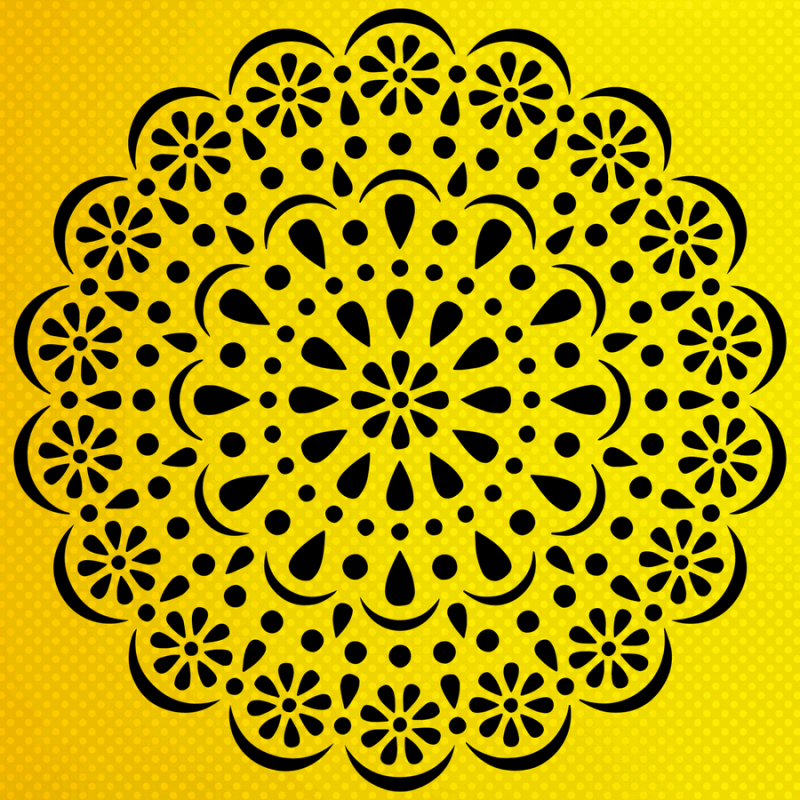 Mandala Stencil Mandala Stencil