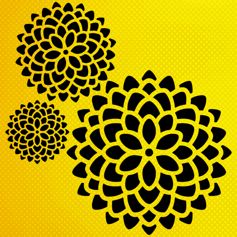 Mandala Stencil Mandala Stencil