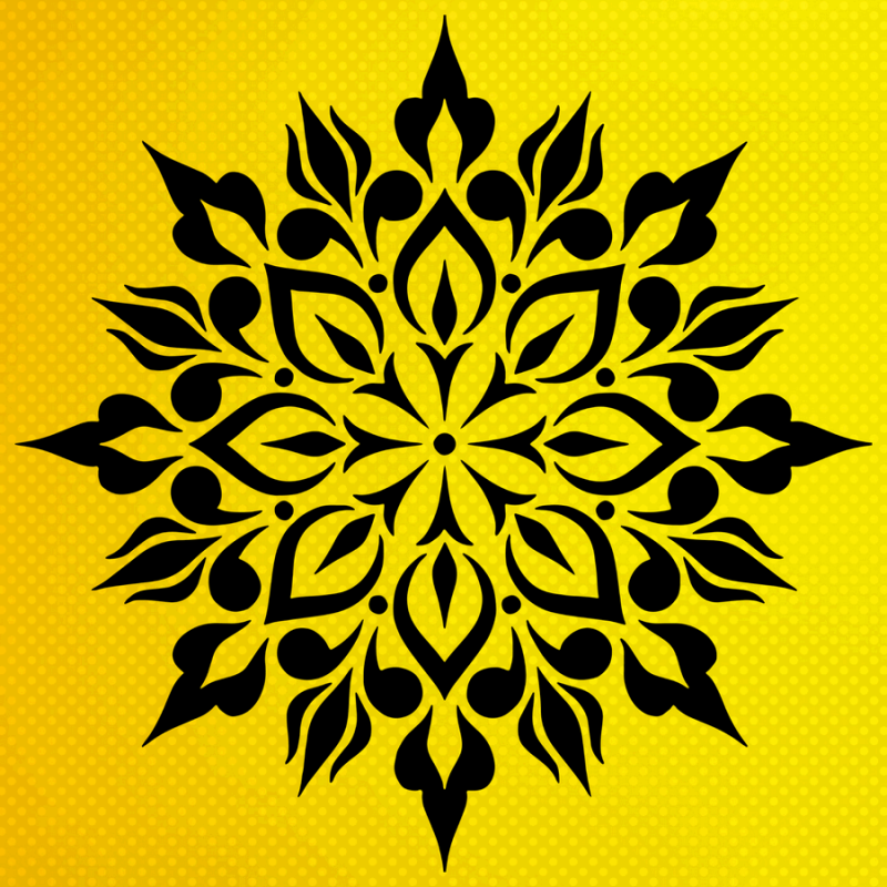 Mandala Stencil Mandala Stencil