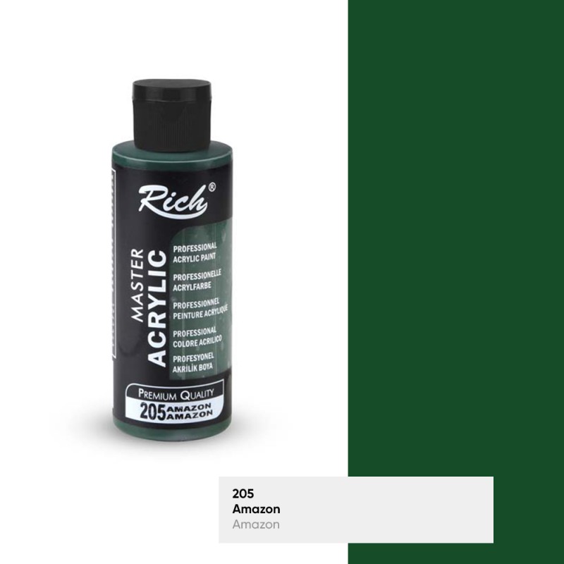 Rich Master Akrilik Boya 205 Amazon 120 cc Rich Master Akrilik Boya 205 Amazon 120 cc