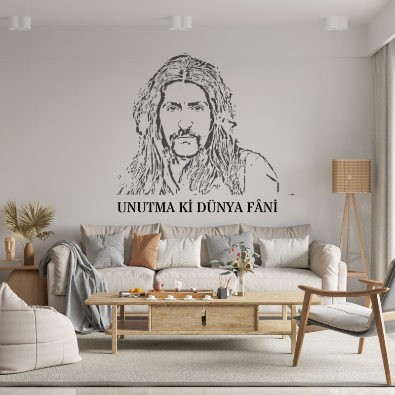 Barış Manço Stencil Şablon Barış Manço Stencil Şablon