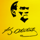 Atatürk Stencil Şablon Atatürk Stencil Şablon