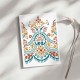 Damask Bordür Kenar Deseni Stencil Şablon Damask Bordür Kenar Deseni Stencil Şablon