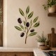 Zeytin Deseni Stencil Şablon