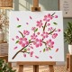 Kiraz Çiçeği Dalı Stencil Şablon | Sakura Boyama Şablonu
