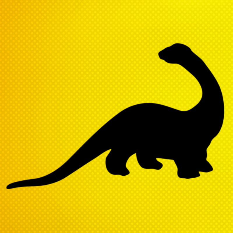 Dinozor Stencil Boyama Şablonu Dinozor Stencil Boyama Şablonu