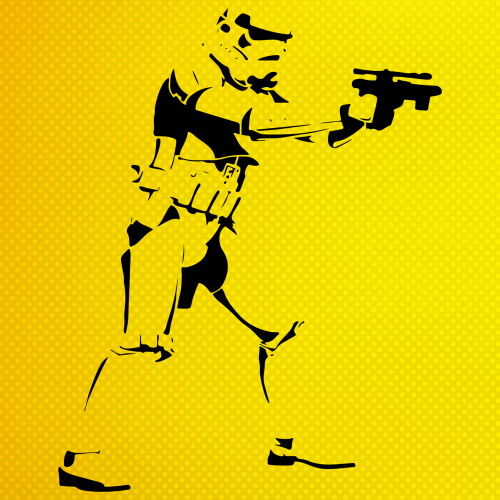 Star Wars Stencil Şablon