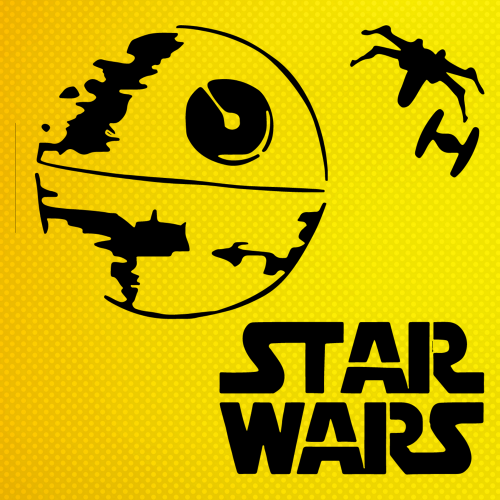 Star Wars Stencil Şablon