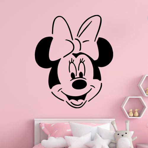 Minnie Mouse Stencil Şablon