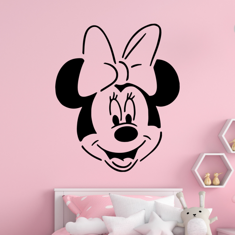 Minnie Mouse Stencil Şablon Minnie Mouse Stencil Şablon