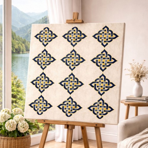 Celtic Deseni Stencil Şablon