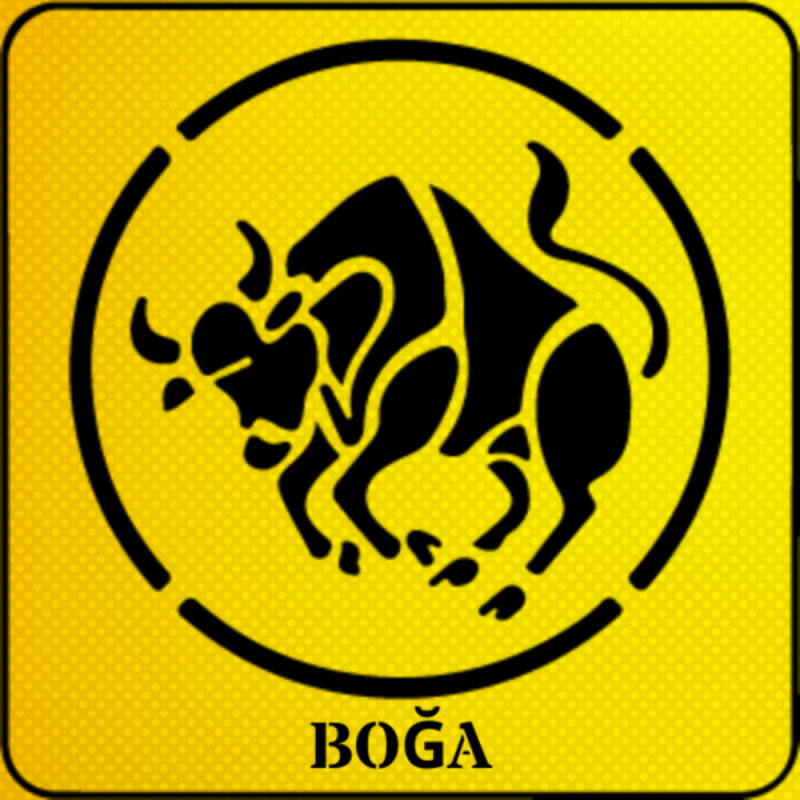 Boğa Burcu Stencil Boğa Burcu Stencil Şablon