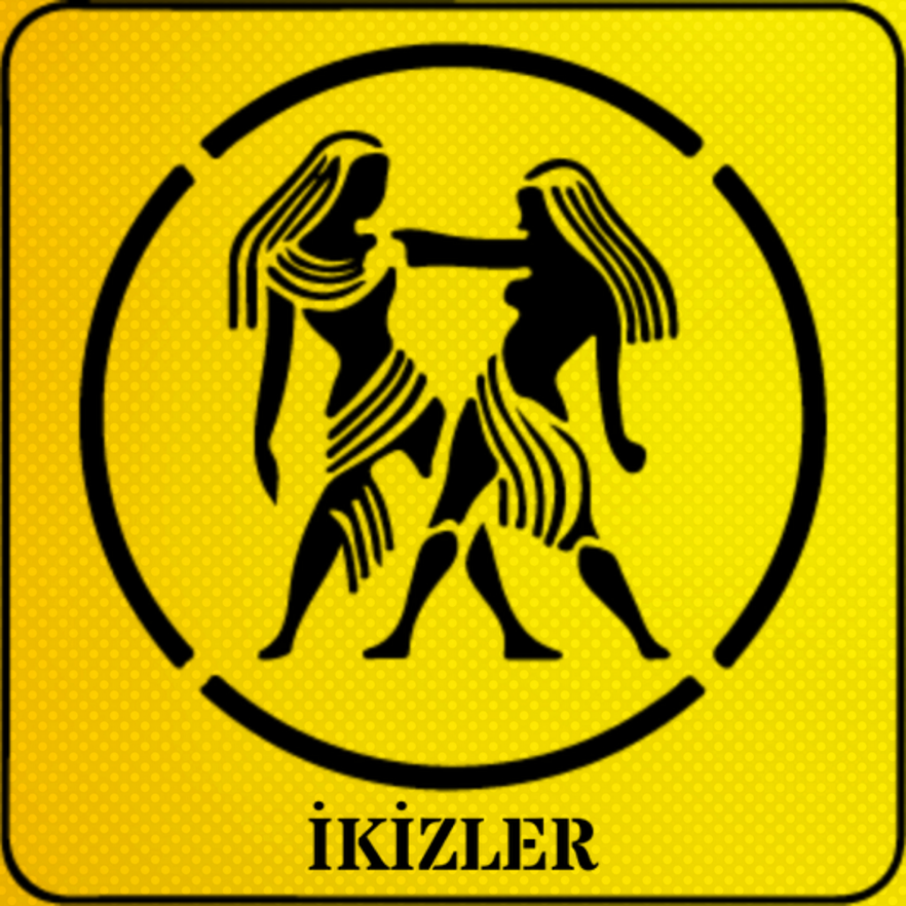 İkizler Burcu Stencil Şablon