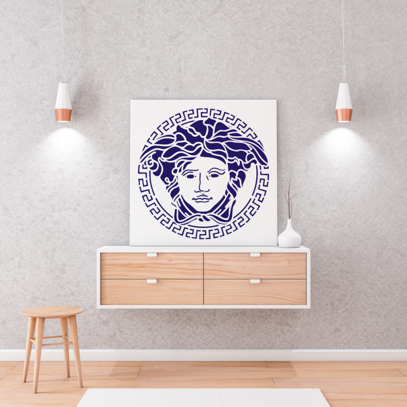 Versace Deseni Stencil Şablon Versace Deseni Stencil Şablon