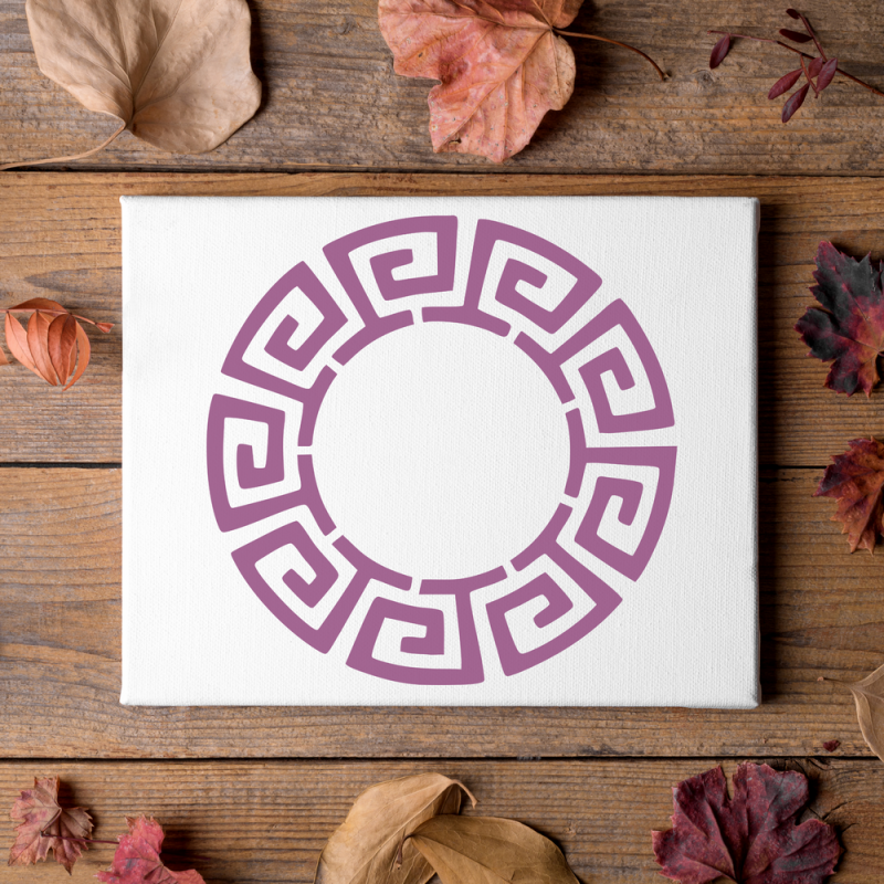 Versace Deseni Stencil Şablon Versace Deseni Stencil Şablon